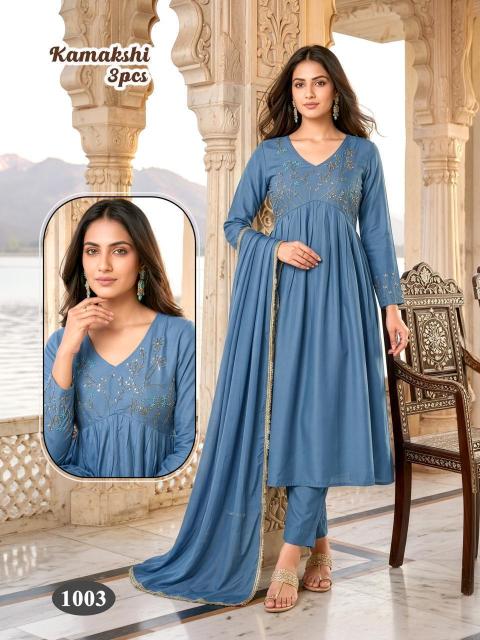 Desi kudi kamakshi 3pcs wholesale rate kurtis online